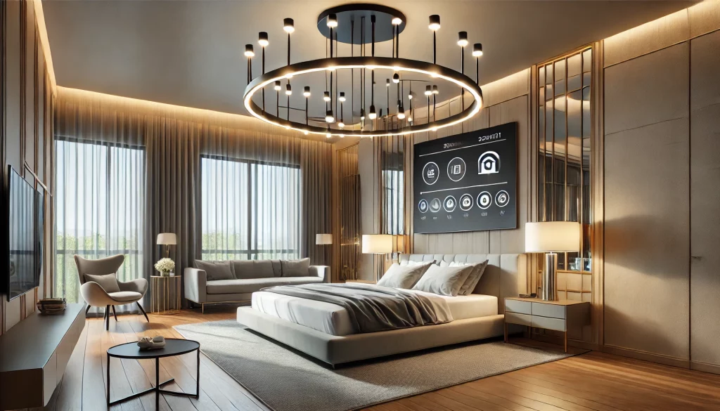 Bedroom With Smart Lighting Ideas - 06