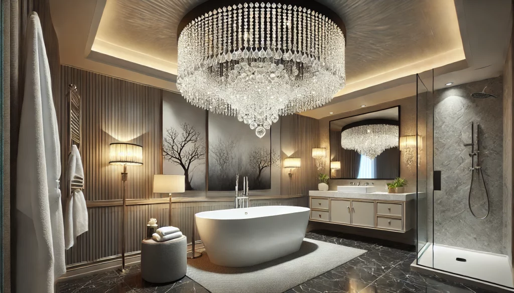 Crystal Bling Ideas Brings Bathroom Glam - 02