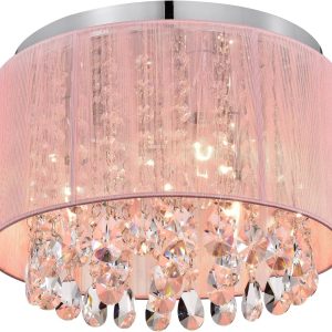 Elegant Crystal Ceiling Chandelier for Modern Flush Mount Lighting 1