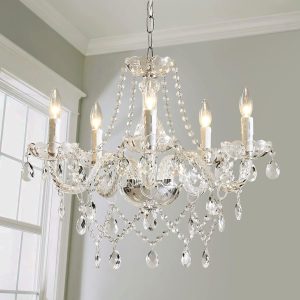 Elegant Modern Crystal Glass Chandelier Pendant for Modern Ceiling Lighting 1