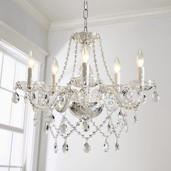 Elegant Modern Crystal Glass Chandelier Pendant for Modern Ceiling Lighting 2