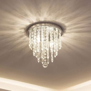 Elegant Modern Crystal Mini Chandelier Fixture 1