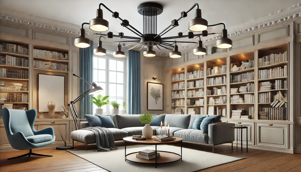 Living Room With Multi-Functional Lighting Ideas - 05