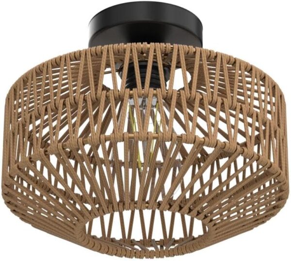 Rattan Chandelier Elegant Natural Lighting Design 3