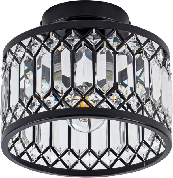 Semi Flush Mount Elegant Crystal Lighting 1